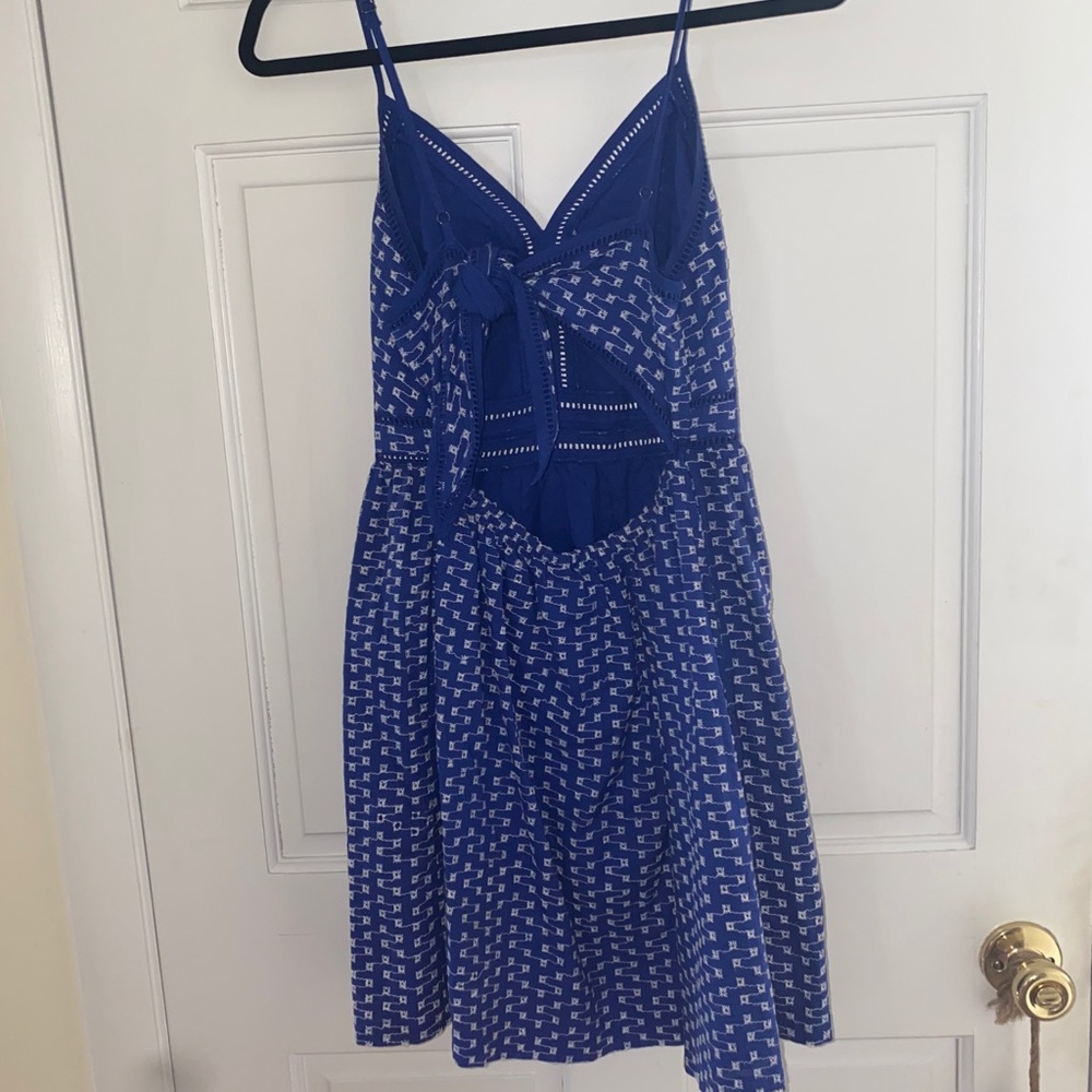 Blue tank dress